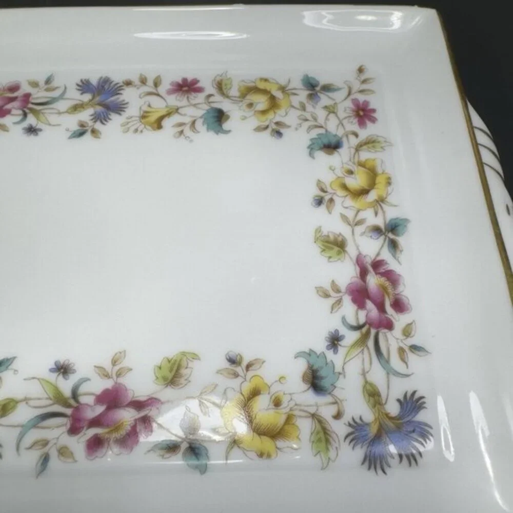 Richard Ginori‎ Italy Fine Porcelain Dish SORRENTO Dresser Rectangular Tray VTG